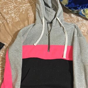 Color block hoodie